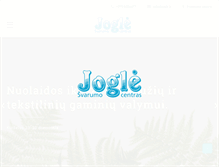 Tablet Screenshot of jogle.lt